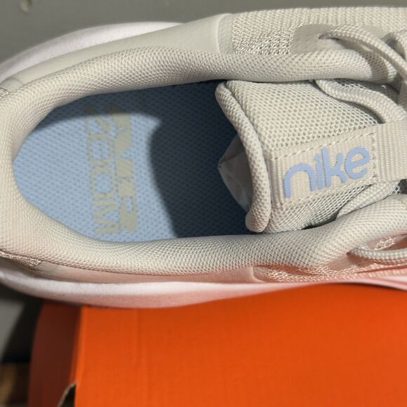 NEW Nike Zoom Bella 9.5 Women Gym Shoes Heavy Lift Light Gray/Blue Zoom Air Tek - Picture 16 of 16